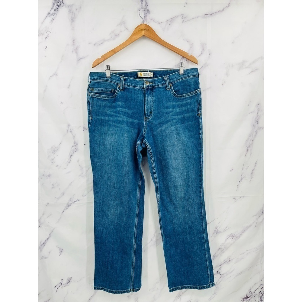 Carhartt Original Fit Straight Leg Denim Jeans